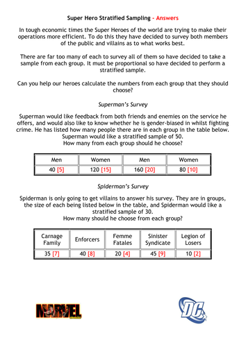 Super Hero Stratified Sampling - Answers.docx