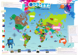 Tes Map Of The World World Map Activity | Teaching Resources