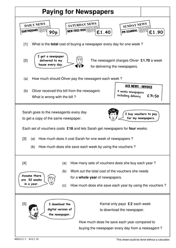 Functional Maths Level 1