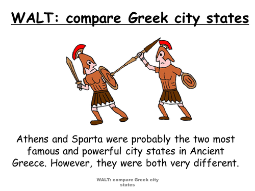 Athens and Sparta differentiated lesson | Teaching Resources