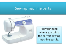 Name The Parts Of A Sewing Machine Teaching Resources