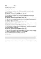 Child development course description image