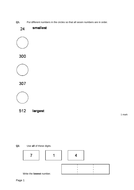 Place Value - Levelled SATs questions | Teaching Resources