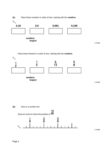 place value levelled sats questions teaching resources