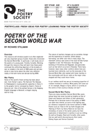 second world war poetry