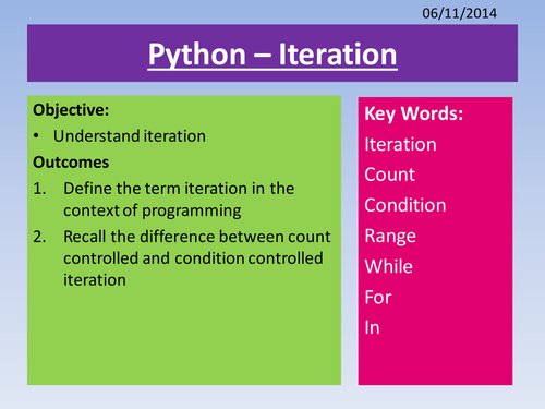 Python Lessons/Tutorials | Teaching Resources