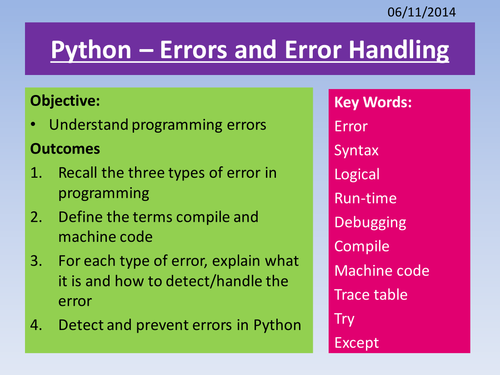 Python Lessons/Tutorials | Teaching Resources