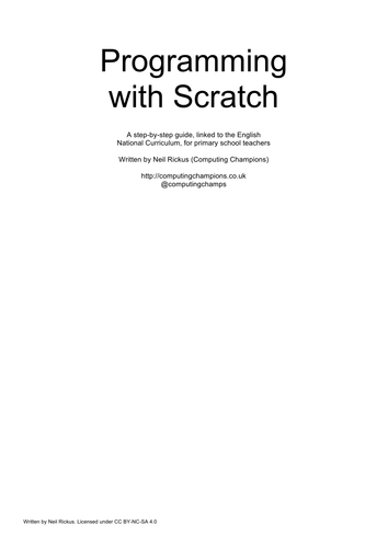 Programming with Scratch: A guide | Teaching Resources