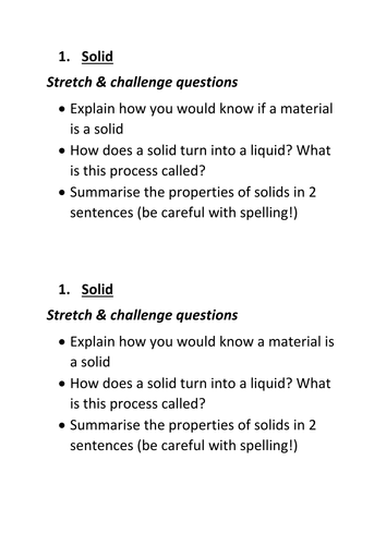 The kinetic theory of matter | Teaching Resources