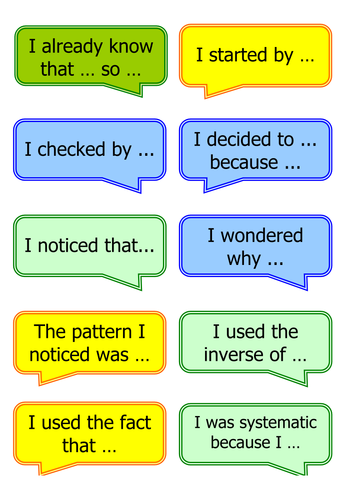 essay reasoning sentence starters