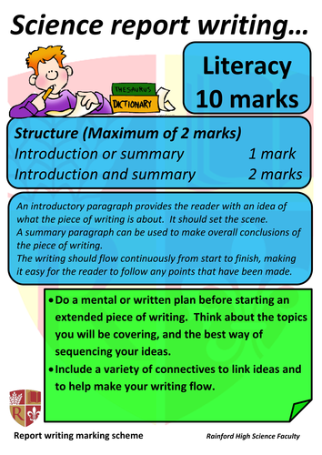 Science extended writing | Teaching Resources