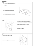 3D Coordinates | Teaching Resources