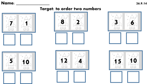 Ordering Small Numbers | Teaching Resources