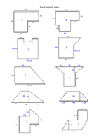 Area of composite shapes by alicecreswick - UK Teaching Resources - TES