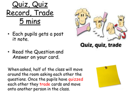 Kagan / Blooms Differentiated Quiz Trade cards | Teaching Resources