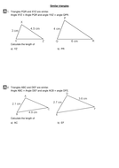 Similar triangles by mariomonte40 | Teaching Resources