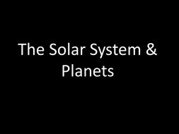 Planets Powerpoint Presentation