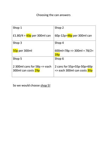 Money problems & decimals | Teaching Resources