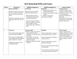 6 Weeks Of Lessons Plans Ball Games Teaching Resources