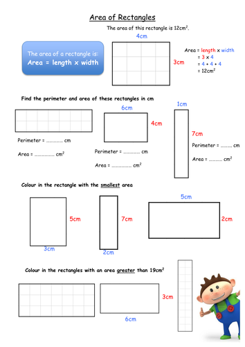 Area and perimeter of rectangles | Teaching Resources