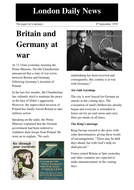 world war 2 newspaper report ks2