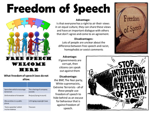 a paragraph about freedom of speech