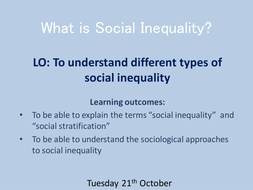 What is social inequality | Teaching Resources