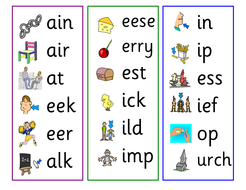 Phase 3: ch phoneme - package of table cards, activities, games and ...