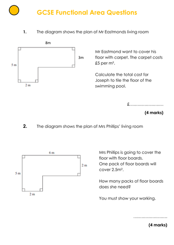 GCSE Functional Area Questions orange.docx