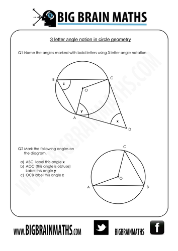 Circle Geometry worksheets | Teaching Resources