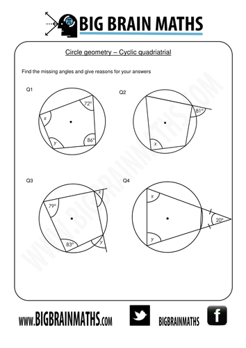 Circle Geometry worksheets | Teaching Resources