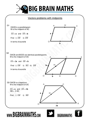 vectors worksheets teaching resources