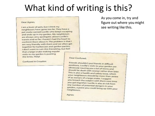 writing-to-advise-teaching-resources