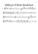 Band Arrangement - Walking in a Winter Wonderland | Teaching Resources