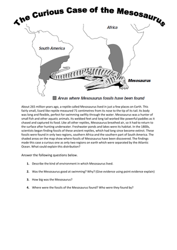 The theory of plate tectonics | Teaching Resources