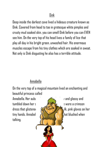 How To Write A Character Description Ks1