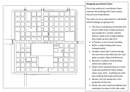 Design a Roman Town