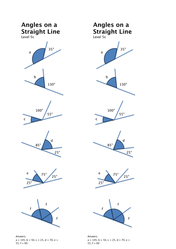 KS3 Angle Problems | Teaching Resources