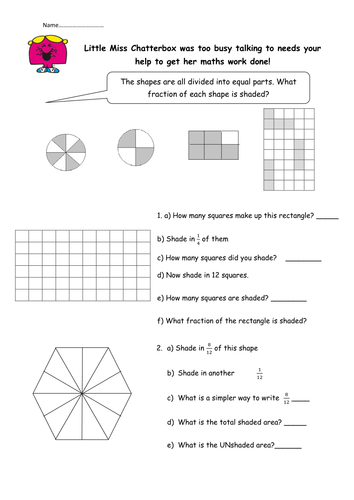 Fractions Sen Year 7 8 Group Teaching Resources