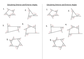 Interior And Exterior Angles Of Polygons