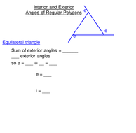 Interior And Exterior Angles Of Polygons