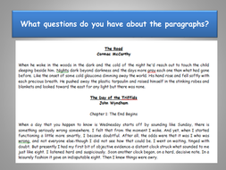 Creative writing coursework armageddon 08 image