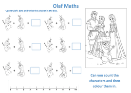 Frozen Maths worksheet | Teaching Resources