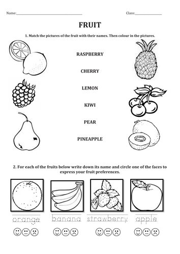 Fruit | Teaching Resources