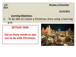 Christmas Descriptive Writing  Teaching Resources