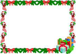 Christmas Day Themed Lined paper and Pageborders | Teaching Resources