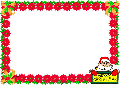 Christmas Day Themed Lined paper and Pageborders | Teaching Resources