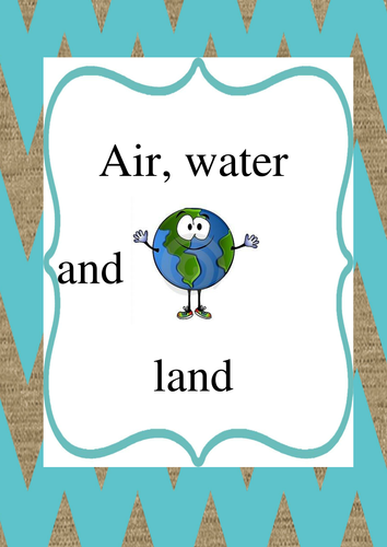 air, water and land | Teaching Resources
