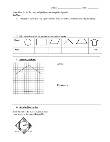 Perimeter, Area, Volume, and Error | Teaching Resources