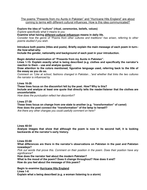 Comparing poems love and relationships picture